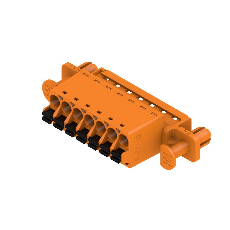 1353640000 - 7-Pole 180° Push-In PCB Connector, 5.08mm Spacing  (Pack of 30)