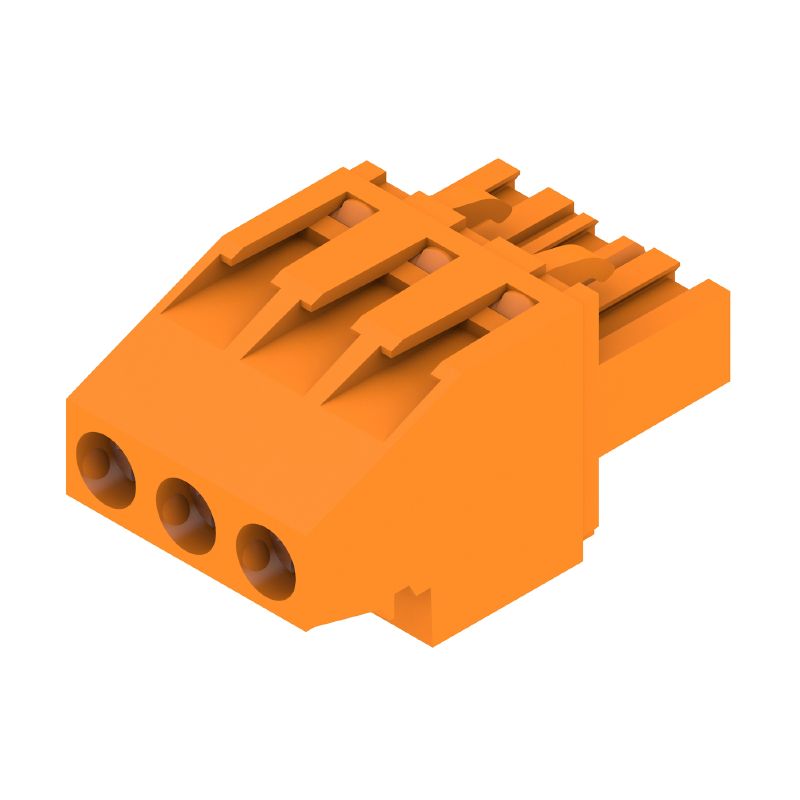 1948800000 - 5.08mm PCB Plug-In Connector, 3-Pole, 270° Angle  (Pack of 120)