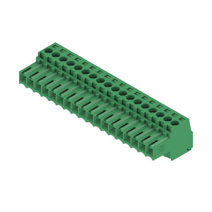 1620690000 - 18-Pole Female PCB Connector, 3.50mm Pitch, 180° Angle  (Pack of 24)