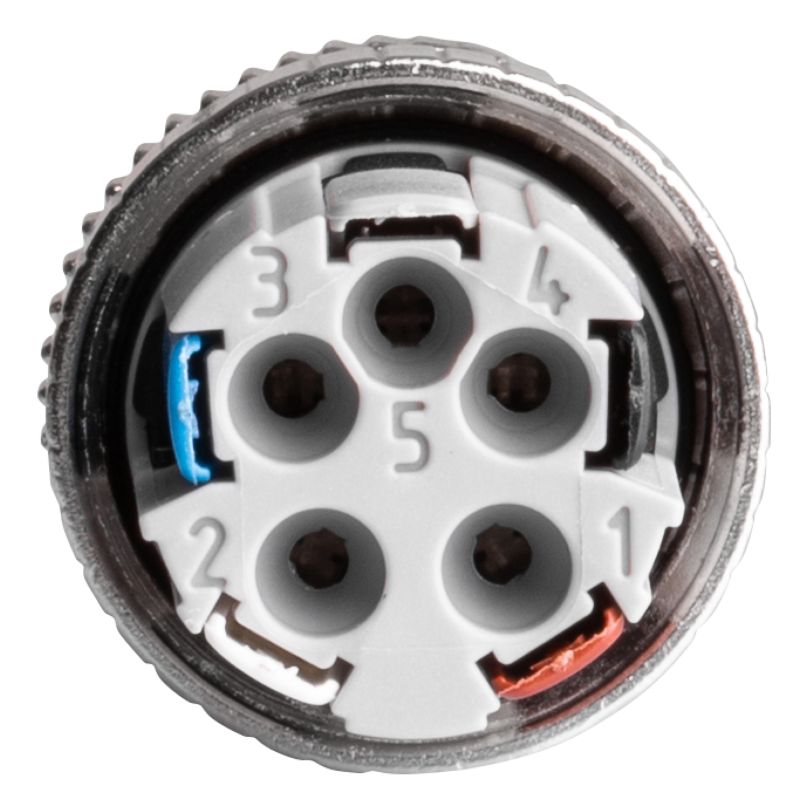 2681650000 - M12 Field Attachable Connector with IP67 Rating, 4-8mm Cable