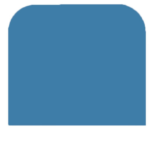 0130180000 - Blue PA 66 Partition Plate, 50mm High, V-2 Rated  (Pack of 20)