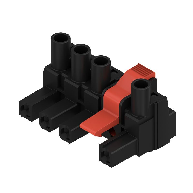 1173520000 - 7.62mm Female PCB Connector with 4 Poles and Clamping Yoke  (Pack of 40)
