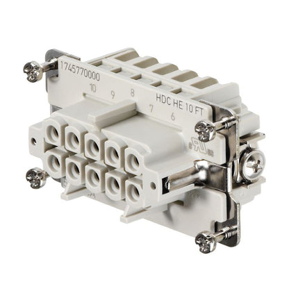 1745770000 - HDC HE Connector, 10 FT, 500V, Copper Alloy