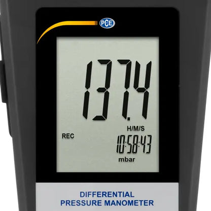 PCE-P01 - Portable Differential Pressure Meter with Data-Logging Capabilities