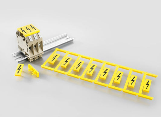 2445080000 - Yellow Markers 36.2x11.9mm for WDU Systems, RoHS Compliant  (Pack of 32)