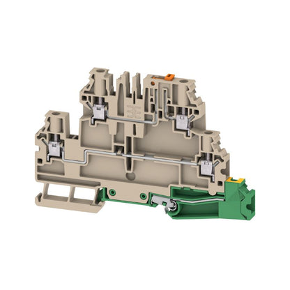 2893740000 - Dark Beige 4 mm² Test-Disconnect Terminal, 28 A Capacity  (Pack of 50)