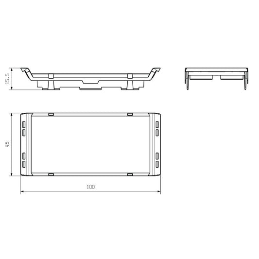 1164780000 - Light Grey 45mm OMNIMATE Housing Element, RoHS Compliant  (Pack of 30)