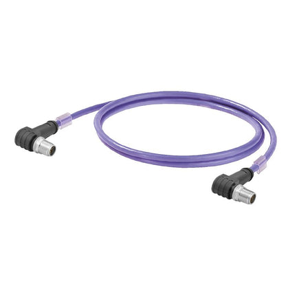 2927570030 - 3m M12 X-Type IP67 Male Cable for Cat. 6 Applications