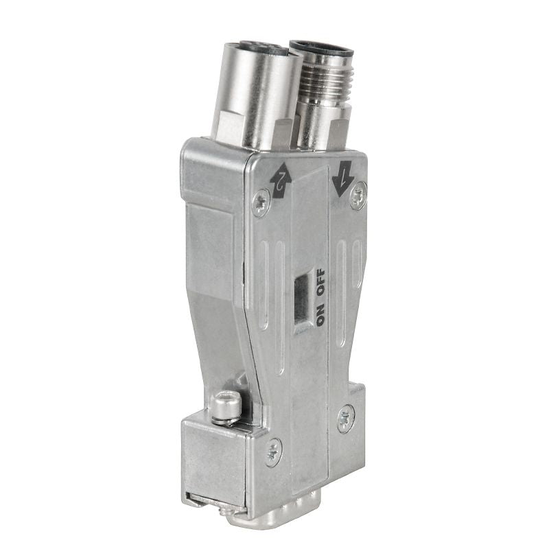 1555290000 - RoHS Compliant M12 D-Sub Connector with 180° Elbow Design