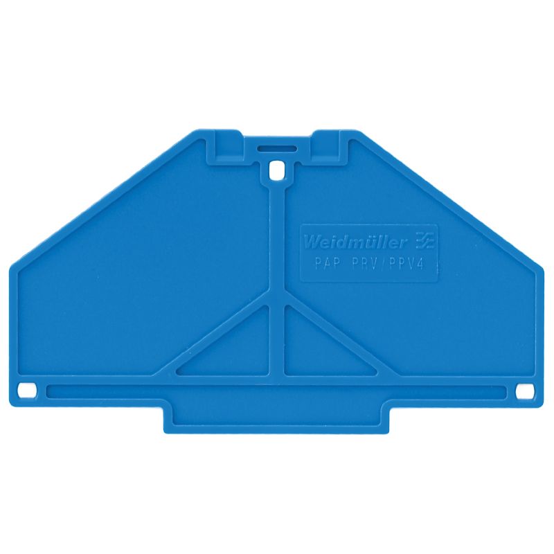 1268010000 - 3mm Blue Polycarbonate End Plate for Easy Mounting  (Pack of 10)