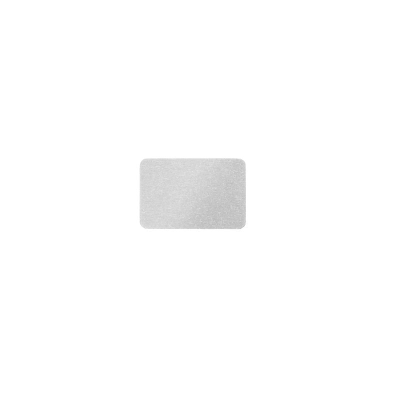 1327630000 - Silver MetalliCard 26.8x18mm for Device Marking, 200 Pack  (Pack of 200)