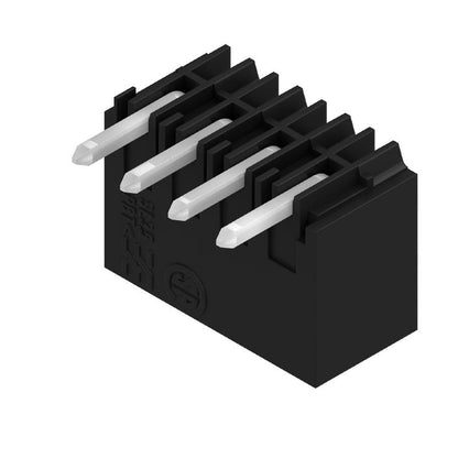 1615430000 - 3.50mm, 4-Pole Black PCB Connector with 90° Angle  (Pack of 100)