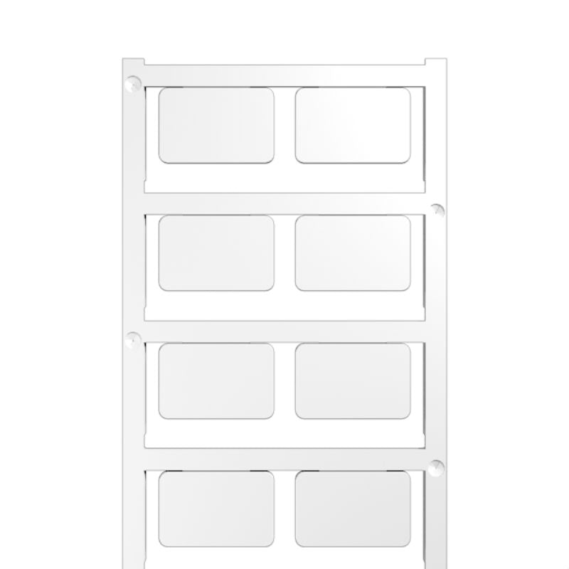 1699860000 - White 18x27mm SwitchMark Holder with 80 Device Markers  (Pack of 80)