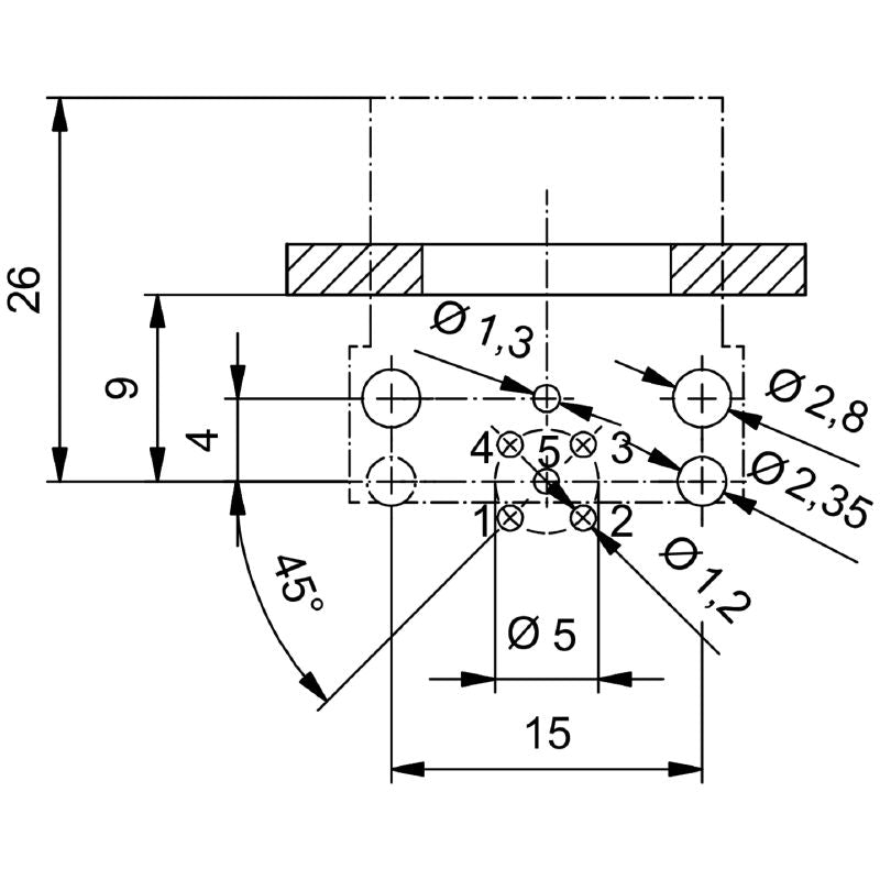 2424320000 - M12 4-Pole PCB Connector with IP67 Protection  (Pack of 10)
