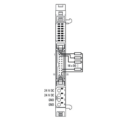 1315270000 - Compact 16-Channel Digital Output Module for PLC Integration