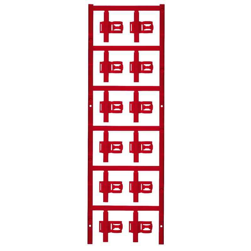 1025330000 - Red Clip for 3.5-7mm Cables, 30x12.5mm Size  (Pack of 60)