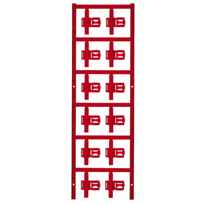 1025330000 - Red Clip for 3.5-7mm Cables, 30x12.5mm Size  (Pack of 60)