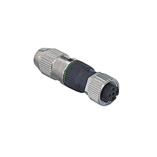 ZAB02NN01 - M12 × 1 4-Pin IDC Connection Socket, Straight Design