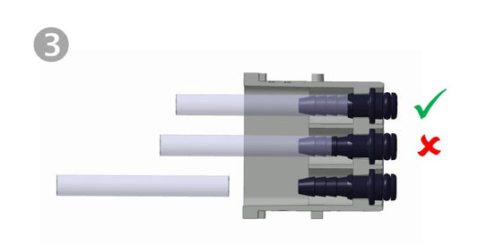 2637320000 - Durable Polycarbonate Pneumatic Module with Hose Connection, 2 Poles