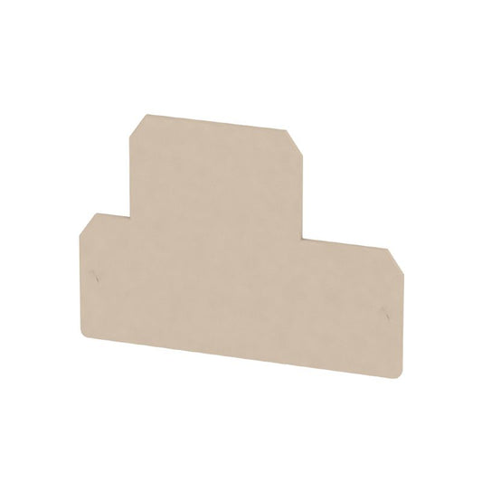 1186720000 - 85mm Dark Beige Wemid End Plate with Snap-On Installation  (Pack of 20)
