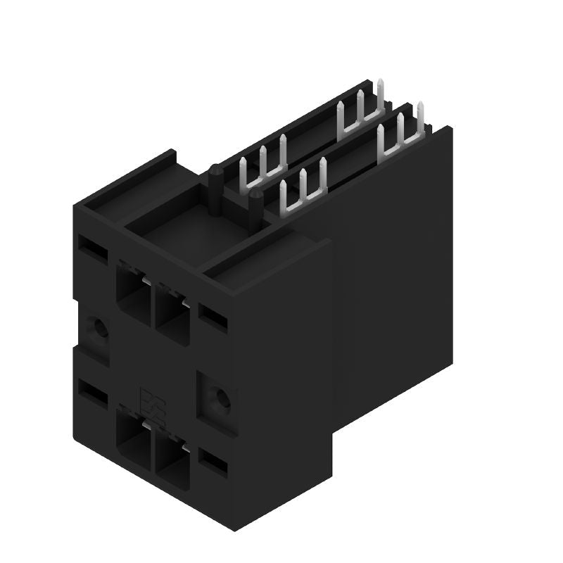 2431480000 - 4-Pole PCB Male Header Connector, 7.62mm Pitch, Tinned Black  (Pack of 33)