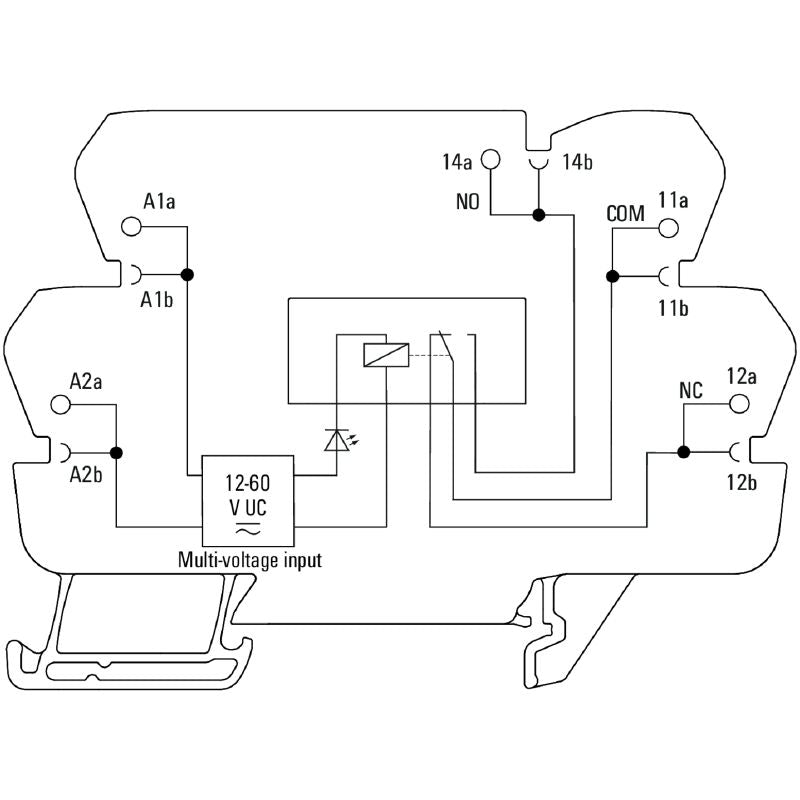 2773770000 - 12-60V UC Relay Module with 6A CO Contact  (Pack of 10)
