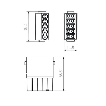 2748410000 - 5-Pole Signal Module, 230V, 16A, Compact Design