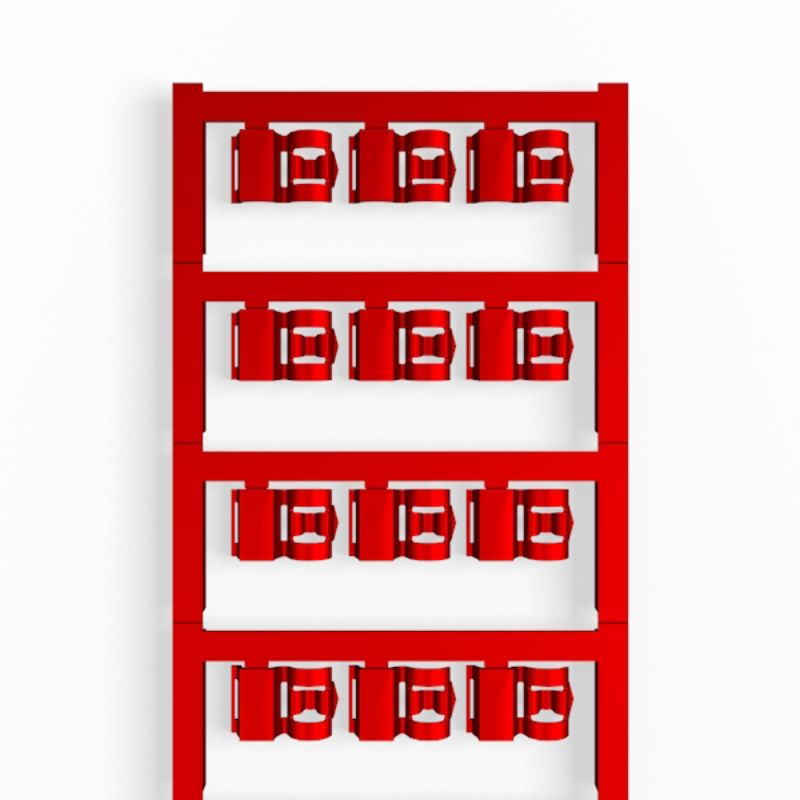 1062020000 - Red 12x9.3mm Cable Markers for 4-6mm Cables  (Pack of 120)