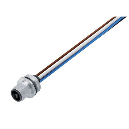 1460340000 - M12 Built-in Connector, 0.5m Cable, 4 Poles, M16 Thread