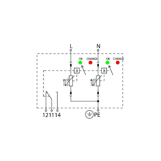 2736330000 - 240V Surge Voltage Arrester with Remote Alert
