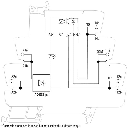 1127060000 - 24V UC Solid-State Relay, 0.1A, Tension-Clamp Connection  (Pack of 10)