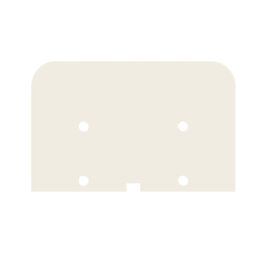 1022150000 - 47mm White PA 66 Partition Plate with V-2 Flammability Rating  (Pack of 50)