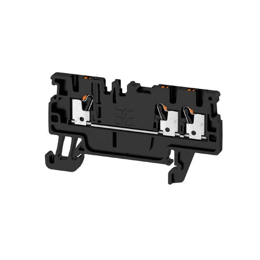2534230000 - Black Feed-Through Terminal, Push-In, 1.5mm² Capacity  (Pack of 50)