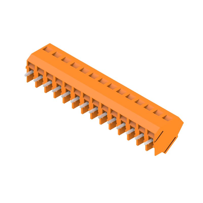 1233920000 - 5mm PCB Terminal, 14 Poles, 135° Angle, 3.5mm Pin Length  (Pack of 50)