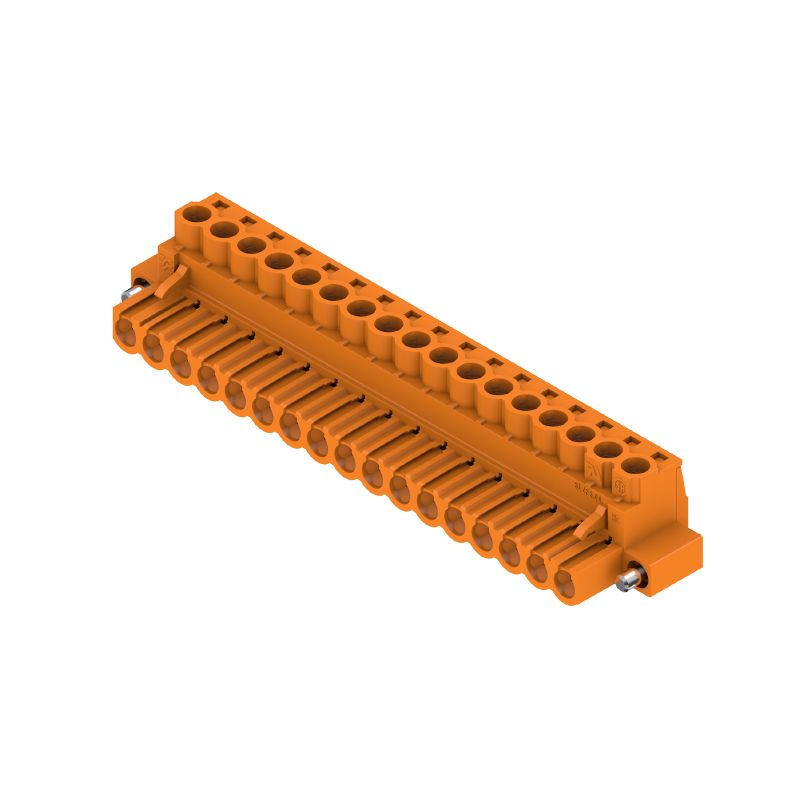 1955650000 - 17-Pole 5mm Female PCB Connector with Clamping Yoke  (Pack of 18)