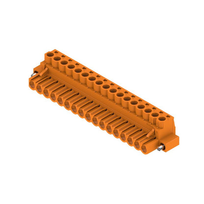 1955650000 - 17-Pole 5mm Female PCB Connector with Clamping Yoke  (Pack of 18)