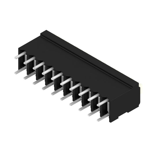 1825880000 - 3.81mm Black 10-Pole PCB Terminal, 180° Orientation  (Pack of 14)
