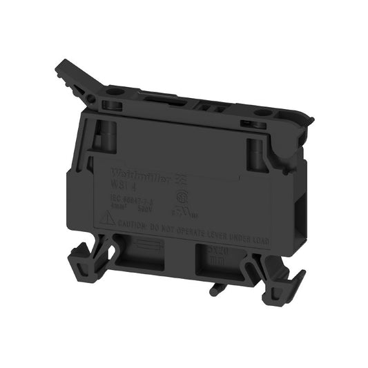 1886580000 - Compact Black Fuse Terminal, 4 mm², 6.3A, cURus Certified  (Pack of 50)