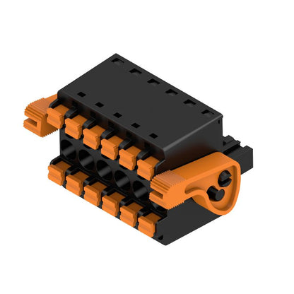 1001120000 - 5.08mm 6-Pole Female PCB Connector with PUSH IN Actuator  (Pack of 28)