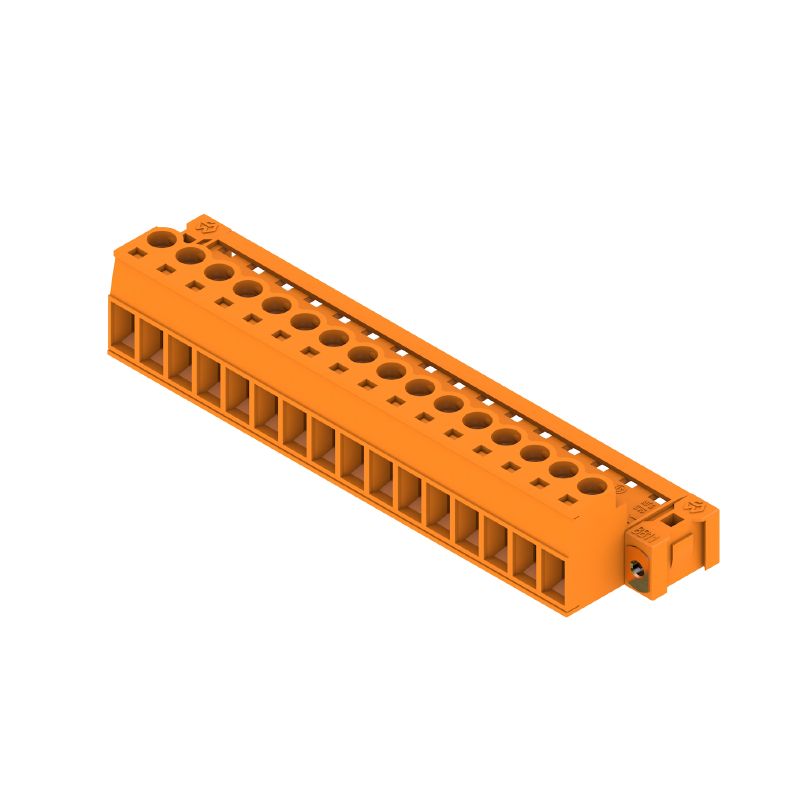 1846500000 - 5.08mm Male PCB Connector, 16 Poles at 180° Angle  (Pack of 18)