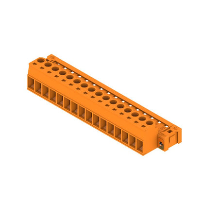 1846500000 - 5.08mm Male PCB Connector, 16 Poles at 180° Angle  (Pack of 18)
