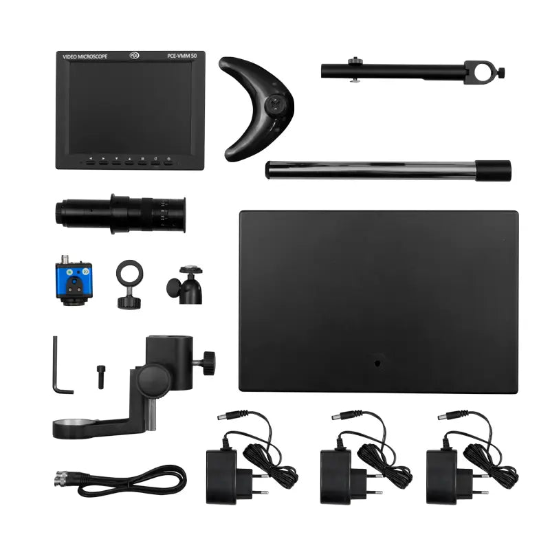 PCE-VMM 50 - 7-Inch Camera Microscope with 4.5x Zoom and LED Lighting