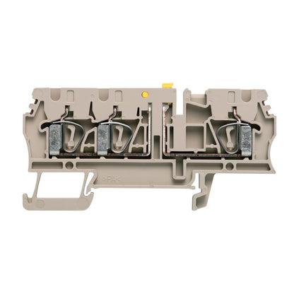 8731720000 - 2.5mm² Dark Beige Test-Disconnect Terminal with Pivoting Design  (Pack of 50)