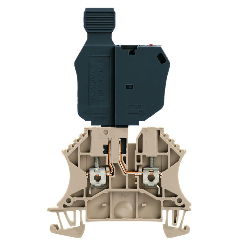 1763950000 - 36V Fuse Terminal, 6.3A, Screw Connections, Dark Beige  (Pack of 25)