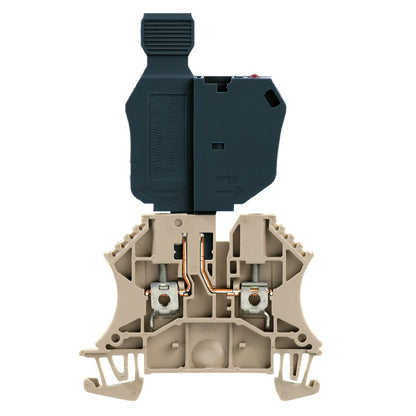 1763950000 - 36V Fuse Terminal, 6.3A, Screw Connections, Dark Beige  (Pack of 25)