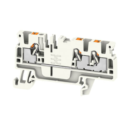 2003120000 - Push-In Feed-Through Terminal, 2.5 mm², 800 V, Light Grey  (Pack of 100)