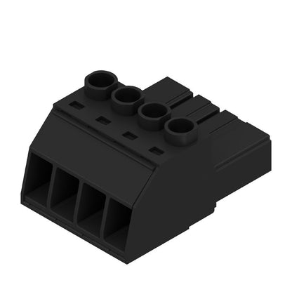 1931640000 - 7.62mm 4-Pole PCB Connector, 180° Angle, 6mm² Max Clamping  (Pack of 100)