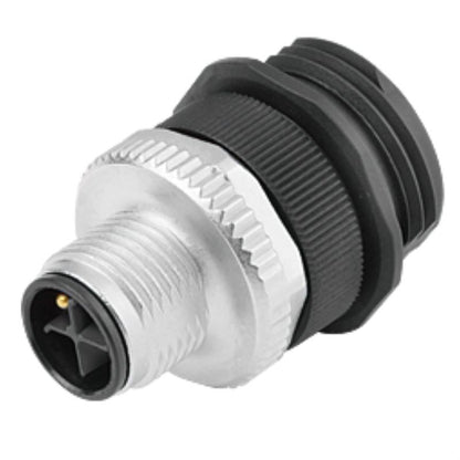 1460290000 - 4-Pole S-Coded M12 Feed-Through Connector, 630V Rated