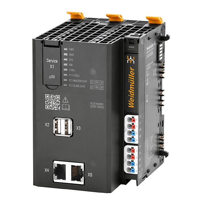 2839150000 - UC20-M3000 IP20 Automation Controller, 24 VDC Input