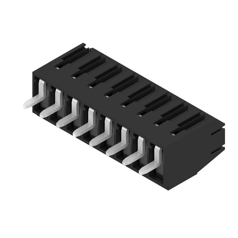1561170000 - 3.50mm 8-Pole Black PCB Terminal with 3.2mm Solder Pins  (Pack of 60)